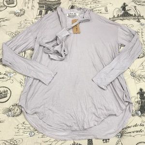 MICHAEL STARS Tie Neck Blouse